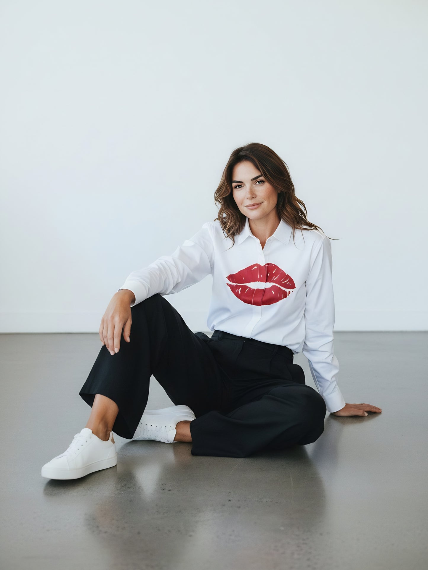 Kiss White Shirt