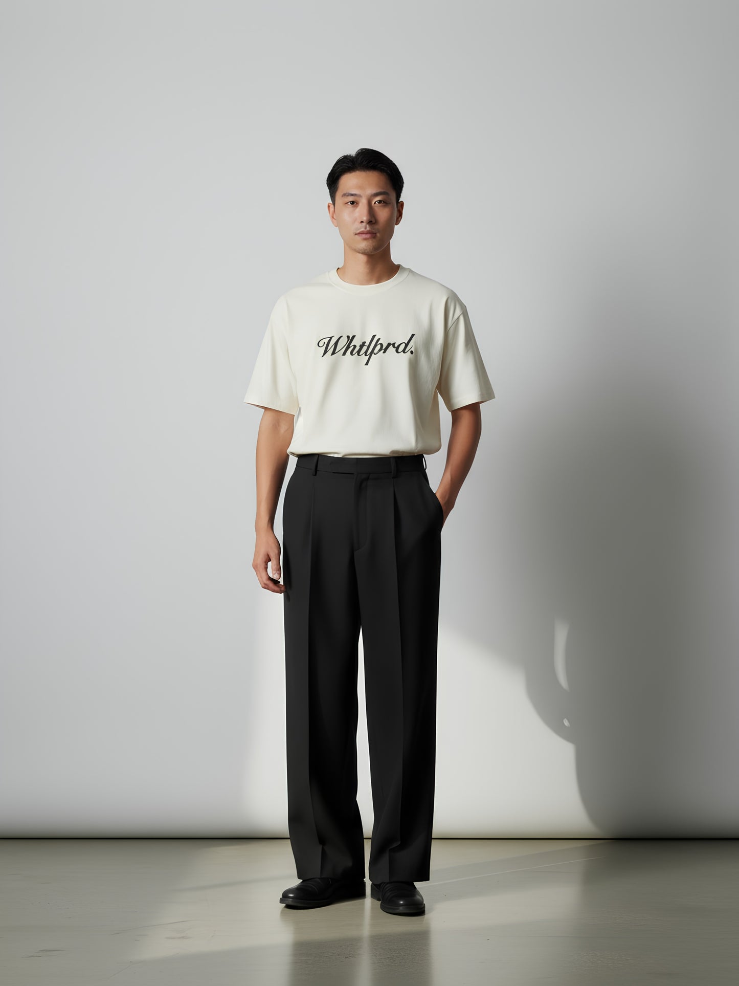 Ivory Script Oversized Unisex Tshirt