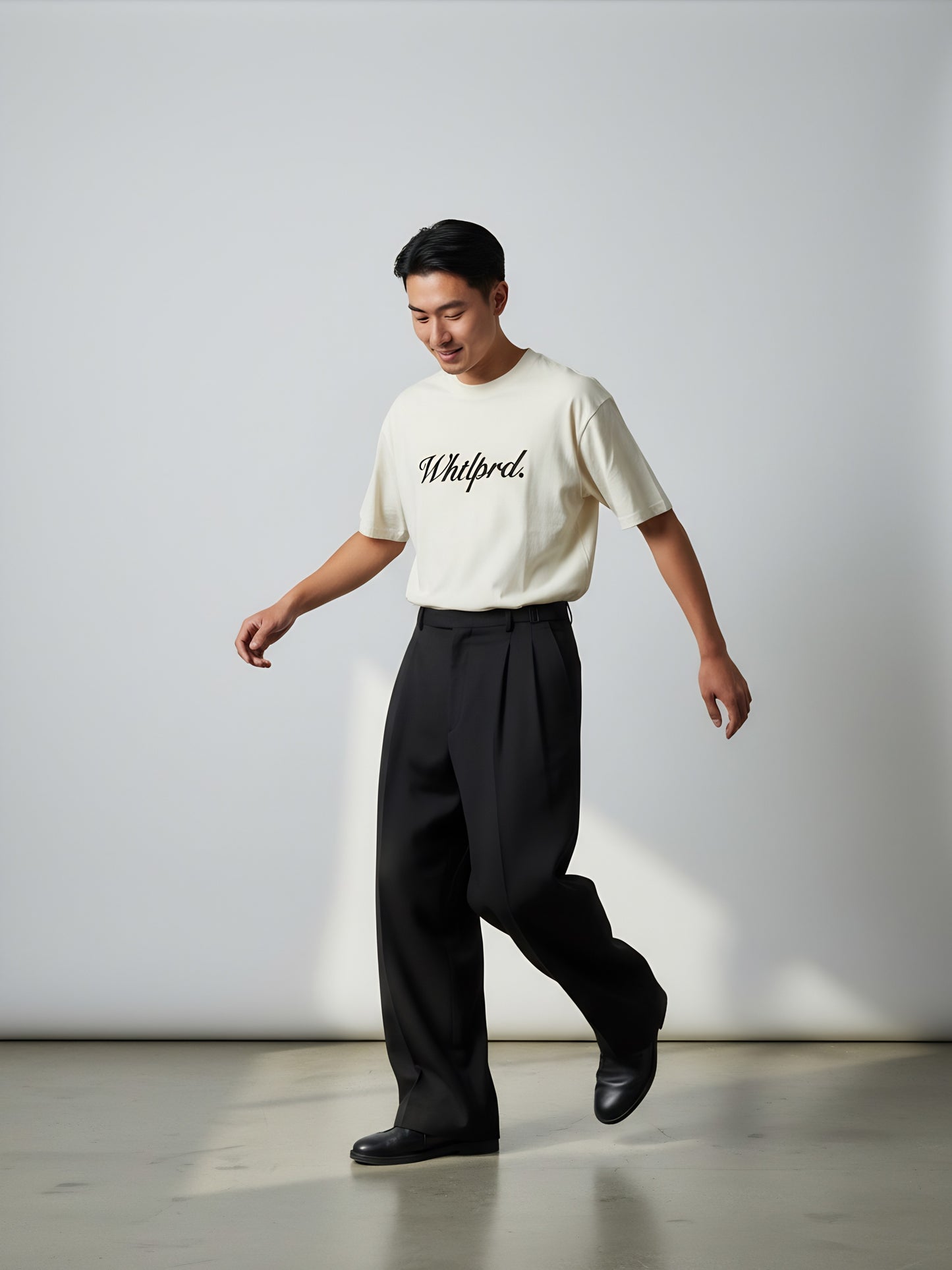 Ivory Script Oversized Unisex Tshirt