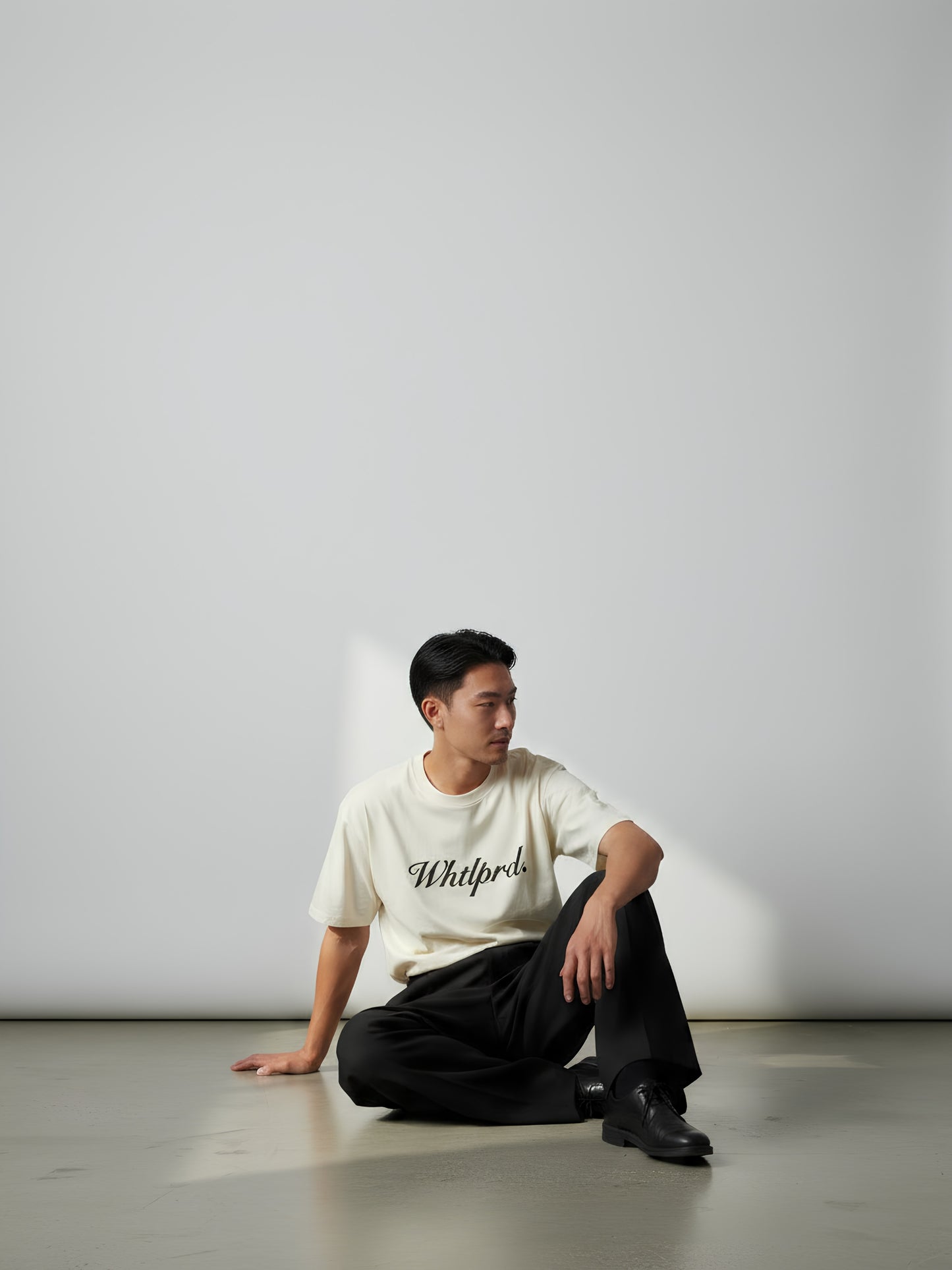 Ivory Script Oversized Unisex Tshirt