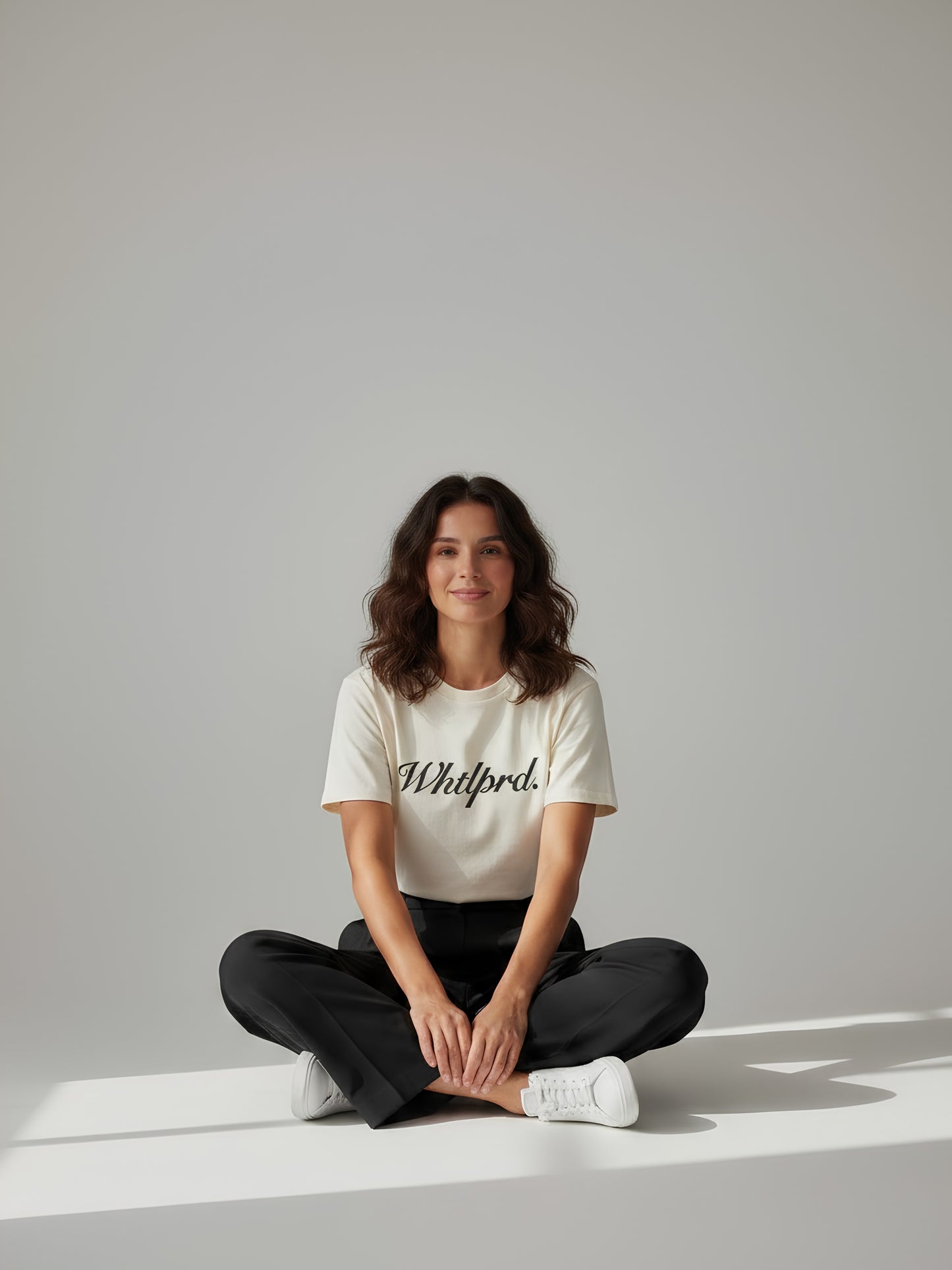 Ivory Script Oversized Unisex Tshirt