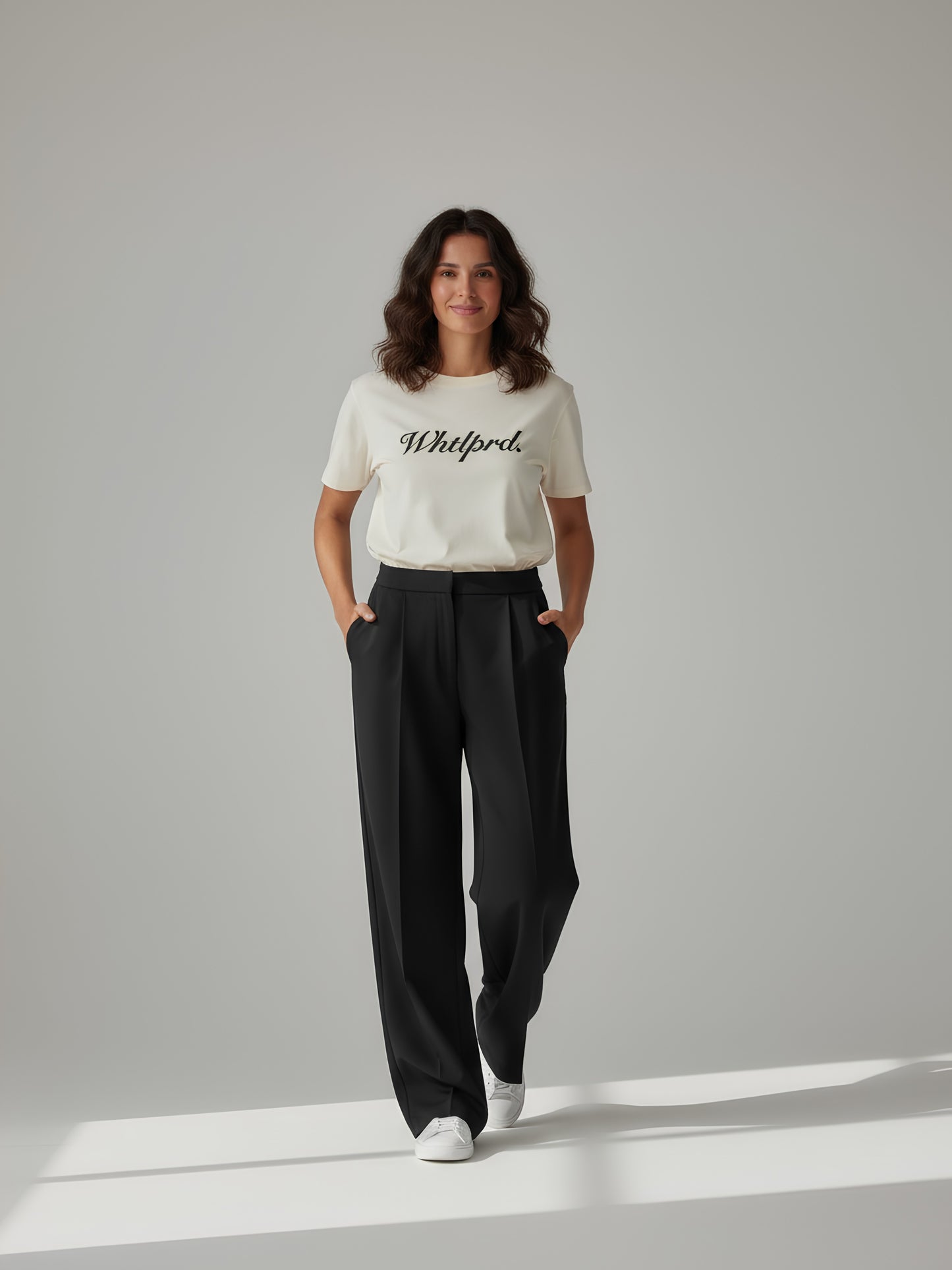 Ivory Script Oversized Unisex Tshirt
